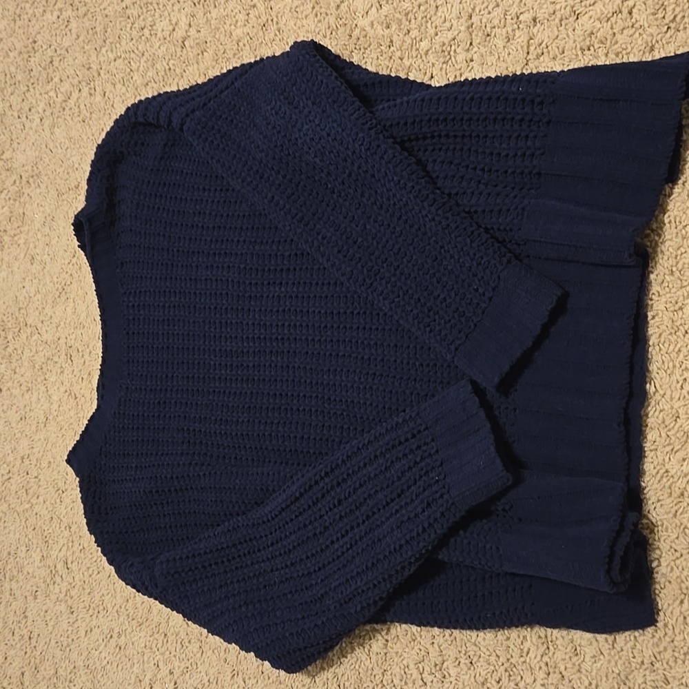 American Eagle Navy Men's Oversized Sweater Size Small